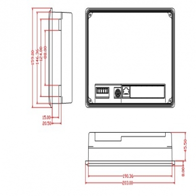 螺桿式低溫冷水機組控制系統(tǒng)原理分析二 安裝尺寸說明  